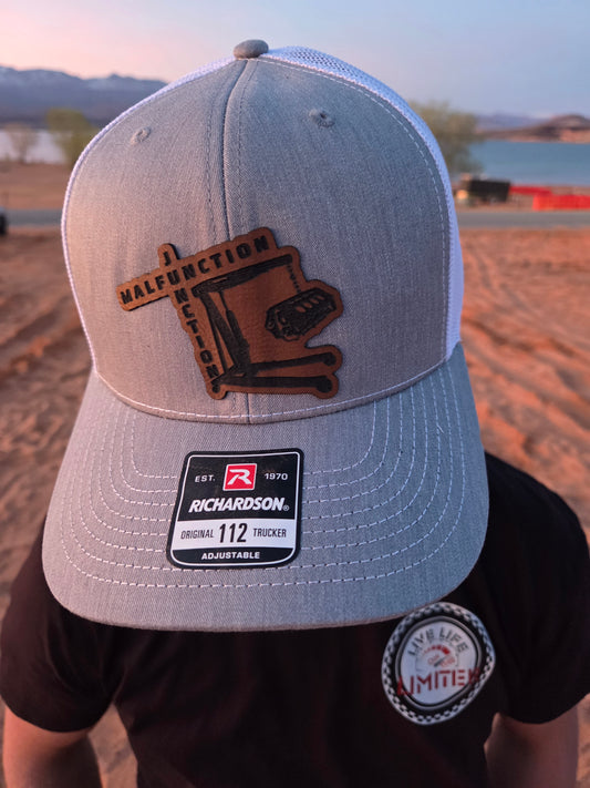 Malfunction Junction Leather Patch Hats