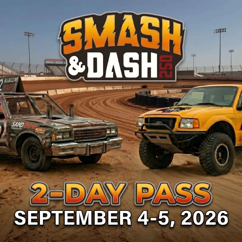 Sub Sponsorship for Matt's Off Road Smash and Dash Racecar Event September 5th